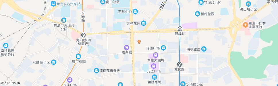 青岛东风路小学_公交站地图_青岛公交_妙搜公交查询2024