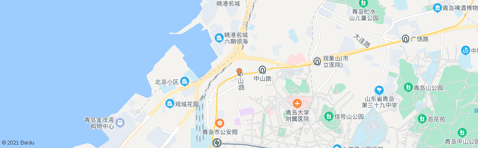 青岛中山路(胶州路)_公交站地图_青岛公交_妙搜公交查询2024