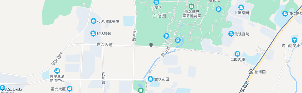 青岛世园大道汇川路_公交站地图_青岛公交_妙搜公交查询2024