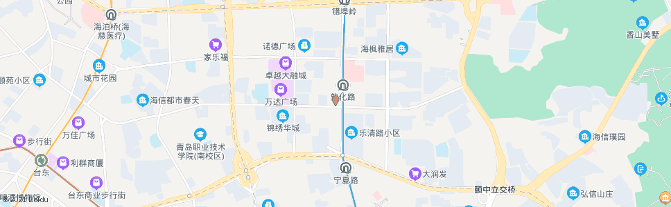 青岛东海路(南京路)_公交站地图_青岛公交_妙搜公交查询2024