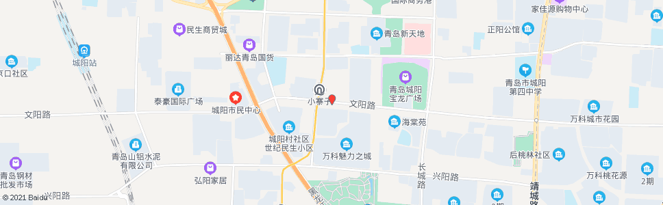 青岛文阳路_公交站地图_青岛公交_妙搜公交查询2025