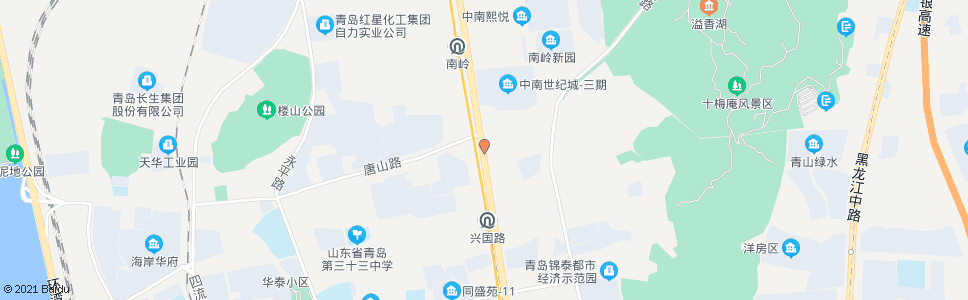 青岛重庆中路唐山路_公交站地图_青岛公交_妙搜公交查询2024