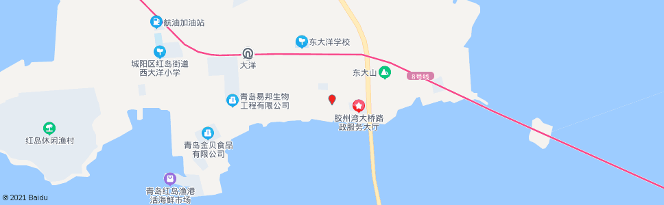 青岛岙东南路_公交站地图_青岛公交_妙搜公交查询2024