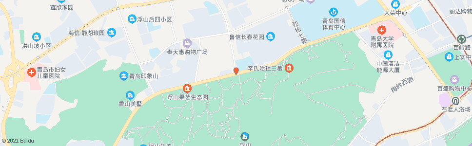 青岛银川路_公交站地图_青岛公交_妙搜公交查询2025