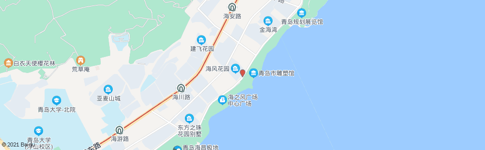 青岛雕塑园_公交站地图_青岛公交_妙搜公交查询2024