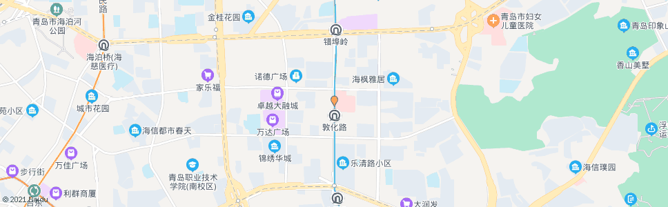 青岛南京路_公交站地图_青岛公交_妙搜公交查询2024