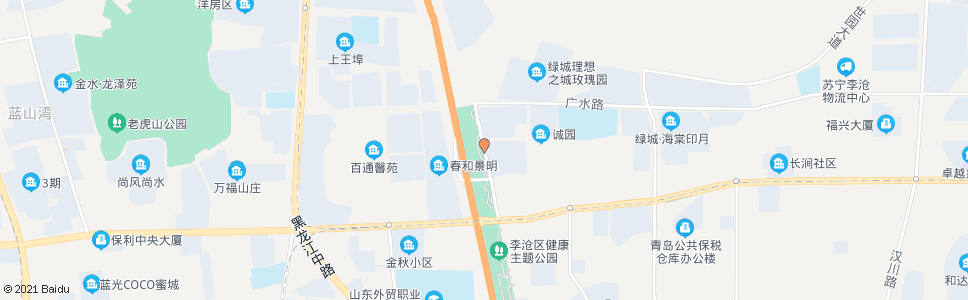 青岛宜川路合水路_公交站地图_青岛公交_妙搜公交查询2024