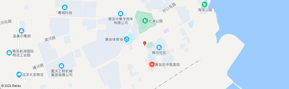 青岛黄岛街道服务中心_公交站地图_青岛公交_妙搜公交查询2024