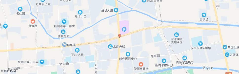 青岛福州路南站_公交站地图_青岛公交_妙搜公交查询2024