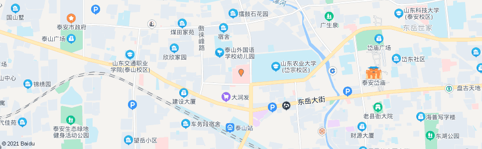 泰安附属医院_公交站地图_泰安公交_妙搜公交查询2025