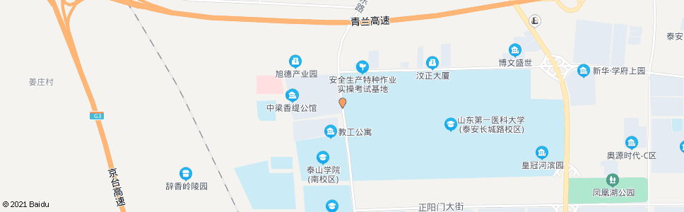 泰安市委党校新校区_公交站地图_泰安公交_妙搜公交查询2024