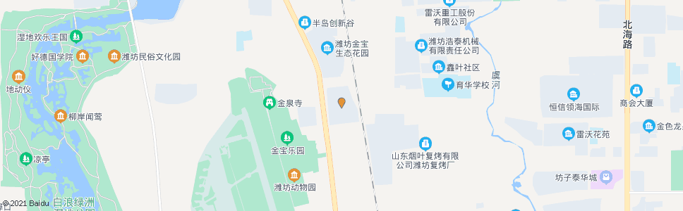 潍坊金宝市场_公交站地图_潍坊公交_妙搜公交查询2024