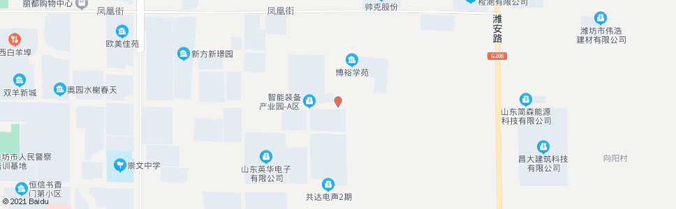 潍坊凤凰街方泰路口_公交站地图_潍坊公交_妙搜公交查询2024