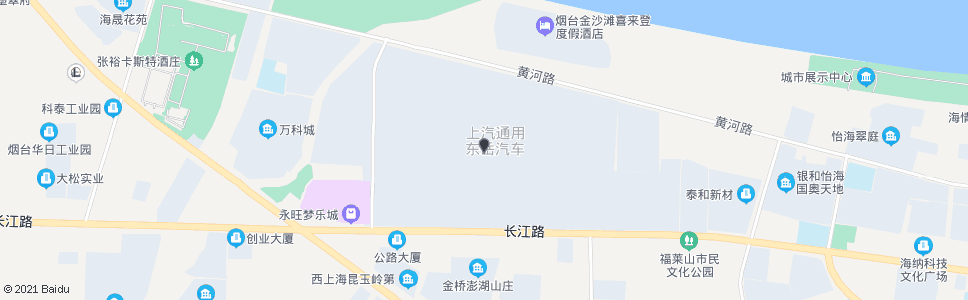 烟台上海通用东岳汽车_公交站地图_烟台公交_妙搜公交查询2024