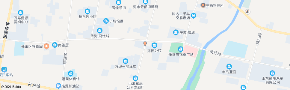 烟台登州建筑公司_公交站地图_烟台公交_妙搜公交查询2024