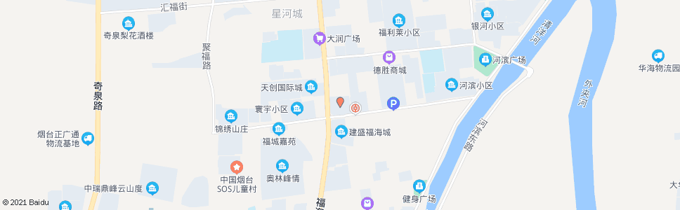 烟台福海阳光花园烟台仁济医院_公交站地图_烟台公交_妙搜公交查询2024