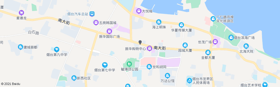 烟台南大街鑫荟金行_公交站地图_烟台公交_妙搜公交查询2024