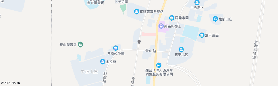 烟台青年南路_公交站地图_烟台公交_妙搜公交查询2024