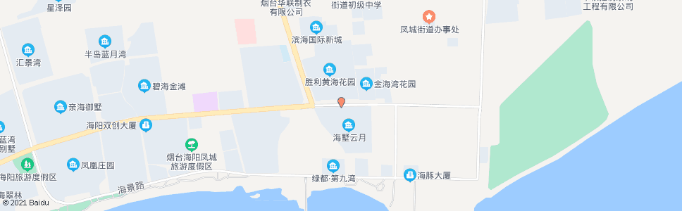 烟台黄海花园_公交站地图_烟台公交_妙搜公交查询2024