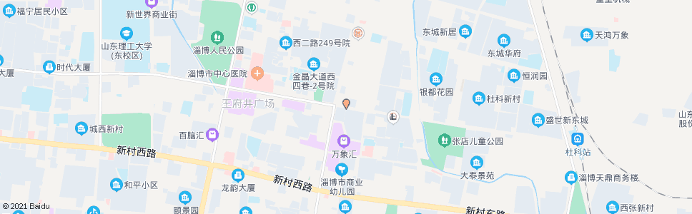 淄博共青团路东二路路口_公交站地图_淄博公交_妙搜公交查询2025