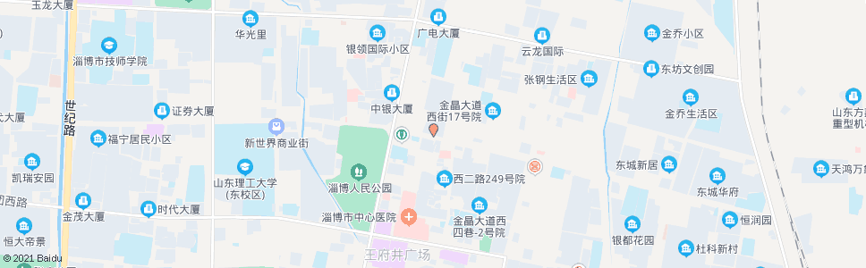 淄博西台村_公交站地图_淄博公交_妙搜公交查询2024