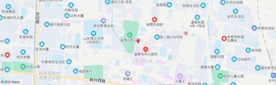 淄博一美天成整形美容医院_公交站地图_淄博公交_妙搜公交查询2024