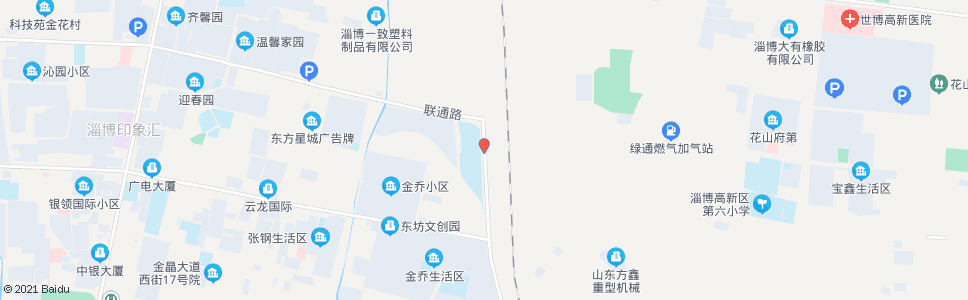 淄博联通路西八路口_公交站地图_淄博公交_妙搜公交查询2024