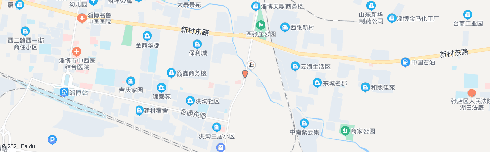 淄博民康肿瘤医院_公交站地图_淄博公交_妙搜公交查询2024