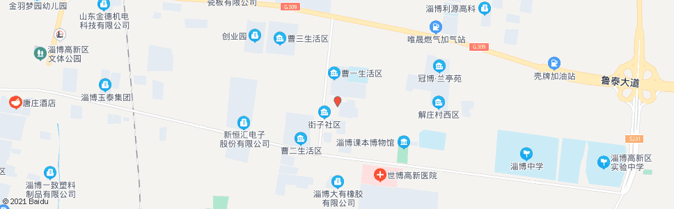 淄博街子村_公交站地图_淄博公交_妙搜公交查询2025