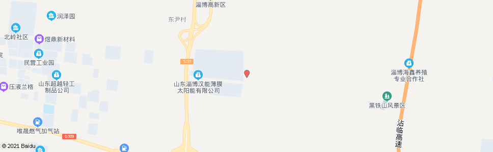 淄博卫湖路黑铁山路路口_公交站地图_淄博公交_妙搜公交查询2024