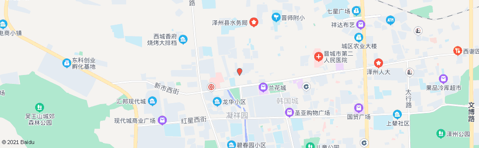 晋城前进路社区_公交站地图_晋城公交_妙搜公交查询2024