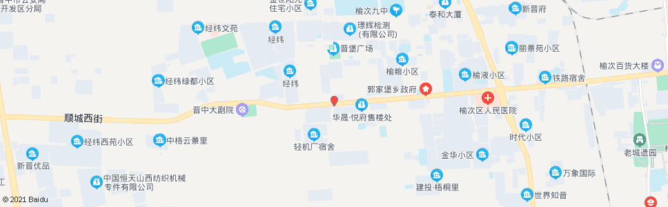 晋中西苑小区_公交站地图_晋中公交_妙搜公交查询2024