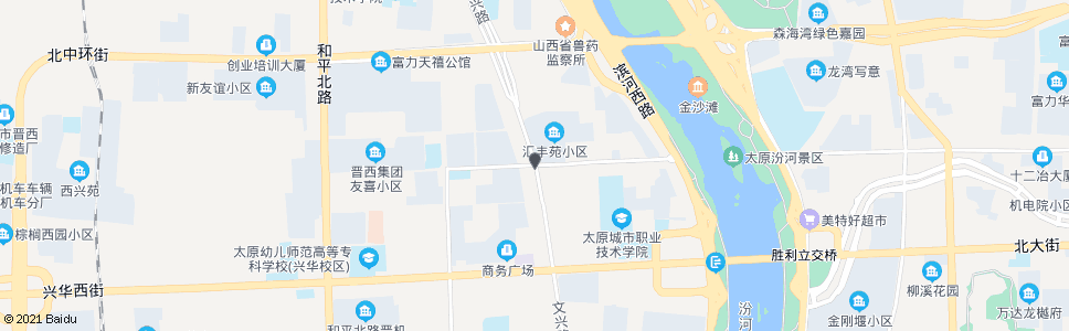 太原文兴路兴华北街口_公交站地图_太原公交_妙搜公交查询2025