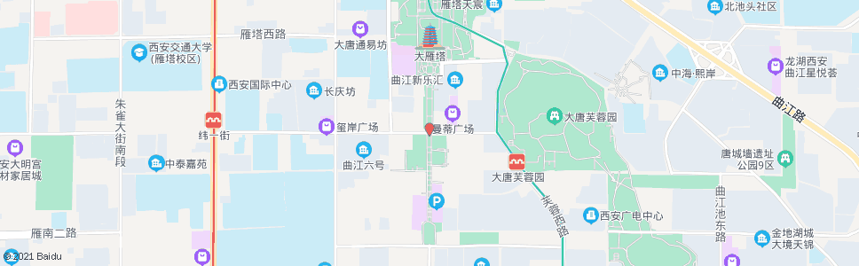 西安雁南路雁南一路口_公交站地图_西安公交_妙搜公交查询2024