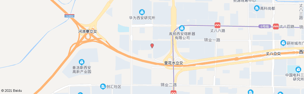 西安丈八七路西段_公交站地图_西安公交_妙搜公交查询2025