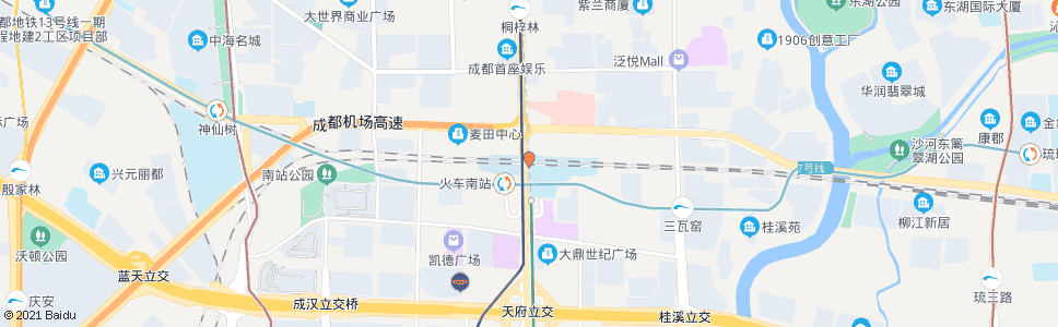 成都金兴中路南_公交站地图_成都公交_妙搜公交查询2024