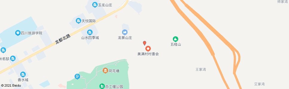 成都美满村_公交站地图_成都公交_妙搜公交查询2024