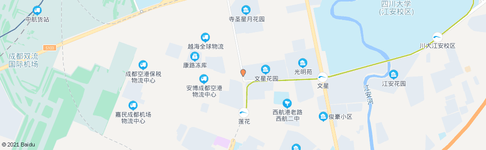 成都西航港大道川大路口_公交站地图_成都公交_妙搜公交查询2024