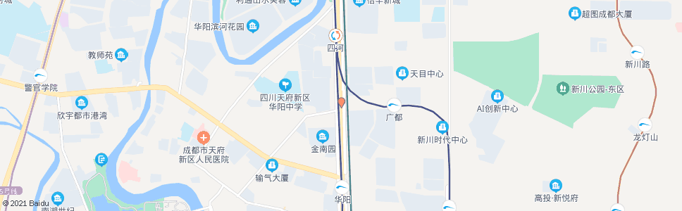 成都二江路龙灯山路口_公交站地图_成都公交_妙搜公交查询2024