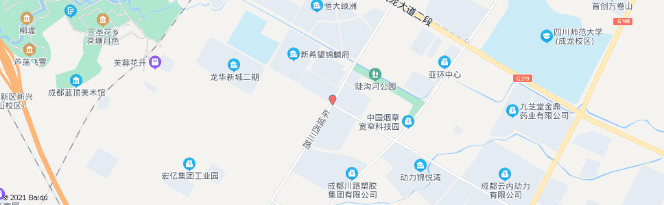 成都车城西三路经开区南二路口_公交站地图_成都公交_妙搜公交查询2024