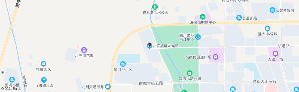 成都北京城建龙樾湾_公交站地图_成都公交_妙搜公交查询2024