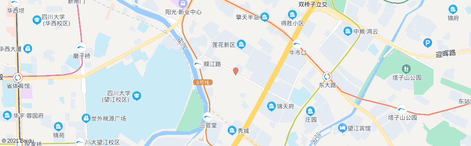 成都莲桂西路东_公交站地图_成都公交_妙搜公交查询2025