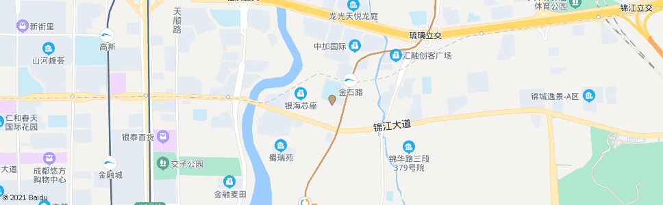 成都墨香路西_公交站地图_成都公交_妙搜公交查询2024