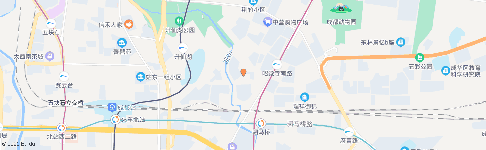 成都洪山南路南_公交站地图_成都公交_妙搜公交查询2025