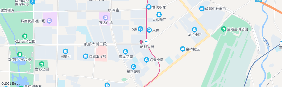 成都航都大街商都路口_公交站地图_成都公交_妙搜公交查询2024