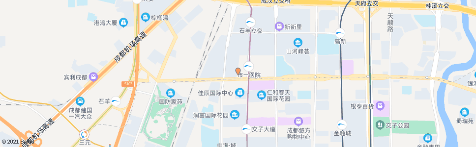 成都雍翠路南_公交站地图_成都公交_妙搜公交查询2024