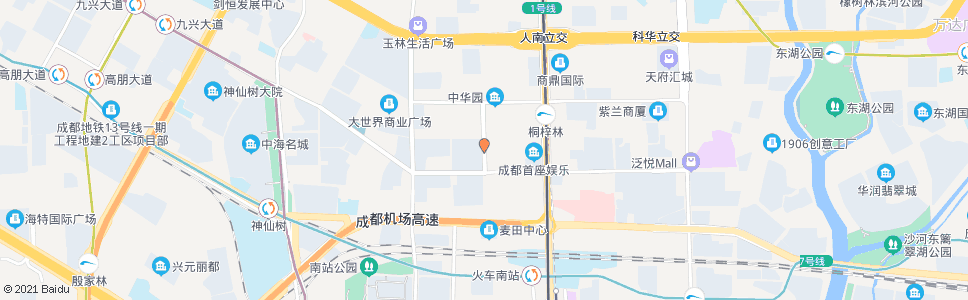 成都桐梓林东路_公交站地图_成都公交_妙搜公交查询2025