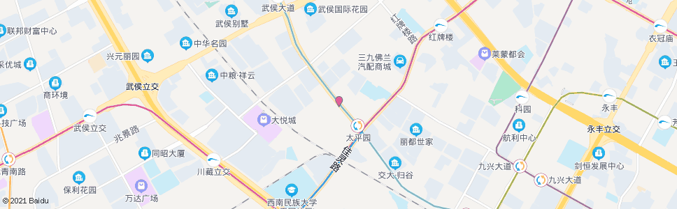 成都武阳大道川藏路口_公交站地图_成都公交_妙搜公交查询2024