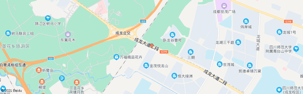 成都成龙路绕城路口_公交站地图_成都公交_妙搜公交查询2024