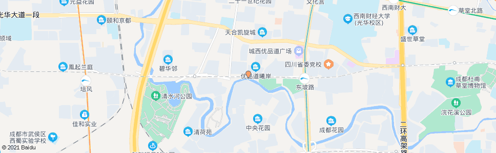 成都东坡大道瑞南街口_公交站地图_成都公交_妙搜公交查询2024